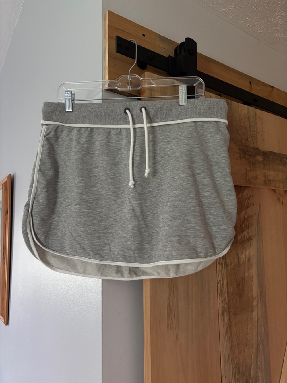 bp Gray Athletic Skort with White Trim
